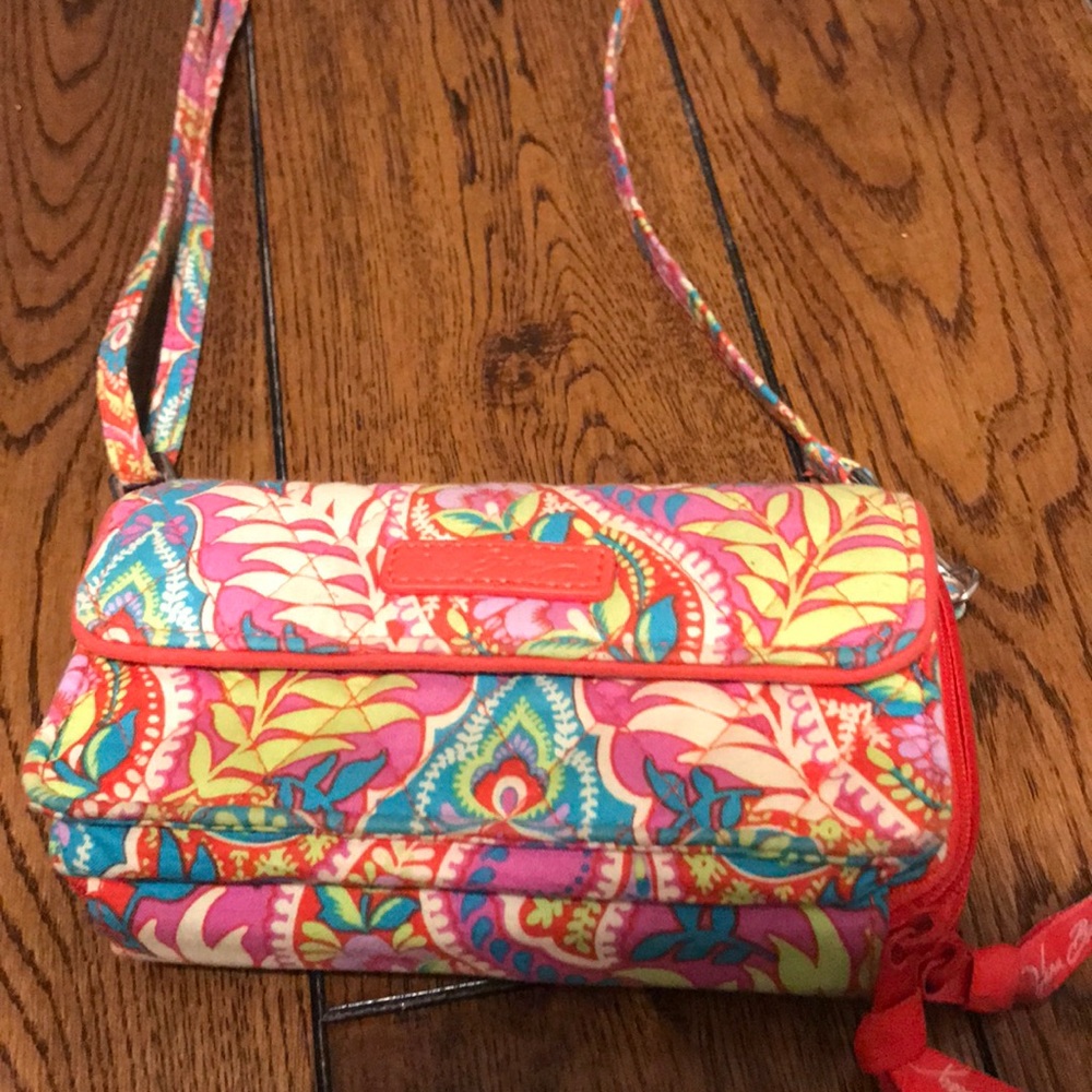 Wallet crossbody with strap